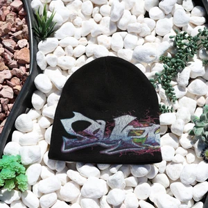 Supreme Tag Beanie (schwarz) - Bild 1 von 1