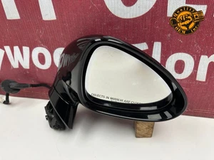 2014-2016 PORSCHE PANAMERA  RIGHT PASSENGER SIDE DOOR REAR VIEW MIRROR BLACK OEM - Picture 1 of 12