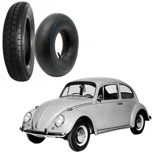 KIT 4 NEUMÁTICOS + 4 CÁMARAS TR13 155 15 82S 155 SR15 VEE-RUBBER VTR366 M+S - Imagen 1 de 4