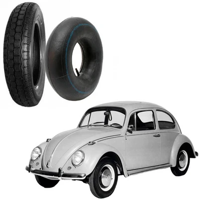 SET 4 REIFEN + 4 KAMMERN TR13 155 15 82S 155 SR15 VEE-RUBBER VTR366 M+S - Bild 1 von 4