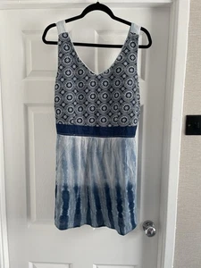 Klass Sleeveless Top/Tunic Size 16 Navy And Pale Blue. Excellent Condition - Picture 1 of 4