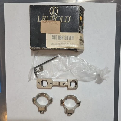 Base de montaje de pistola Leupold STD RBH y anillos de 1" #37270 Foto 1 de 4