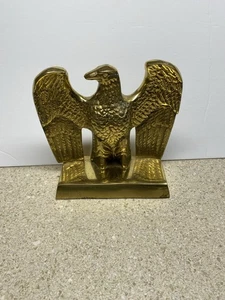 Messing Adler Buchstützen, Türstopper - Bild 1 von 2