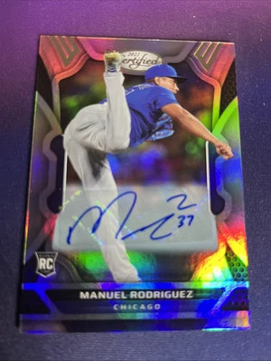 2022 Chronicles #25 Manuel Rodriguez Certified Auto Rookie RC (RC) CUBS - Image 1 of 2