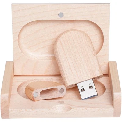 USB Stick, Holz, 16GB, USB 3.0, Flash Drive, Datenspeicher, Pendrive, Geschen... - Bild 1 von 2