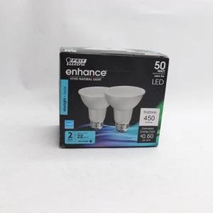 (2-Pk) Feit Electric LED Flood Light Bulb Daylight Dimmable 5000K PAR20 50W Eqv - Picture 1 of 4