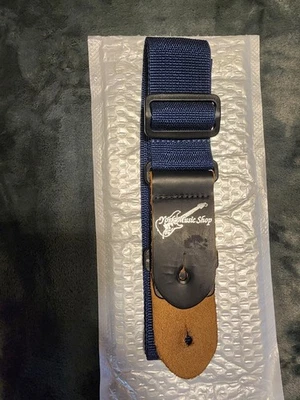 York City Music Custom Guitar Strap Blue Vintage - Image 1 of 2