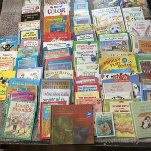 Lot Of 75 Children’s Books Mostly Hard Cover Good Condition Curious George… - Imagen 1 de 18