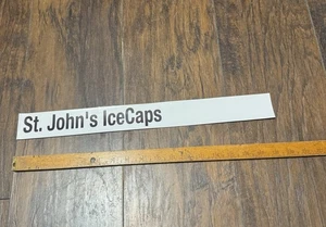St. John's IceCaps AHL emesso Pro Stock spogliatoio stand classifiche tabellone targhetta 1 - Foto 1 di 3