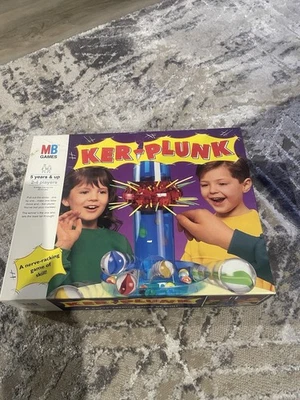 Vintage 1992 Kerplunk Ker-Plunk Board Game MB Games Excellent condition  - Image 1 of 3