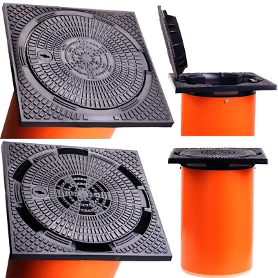 VERDONE Kontrollschacht Schachtabdeckung KG Rohr DN315 Teleskopschacht Abwasserschacht