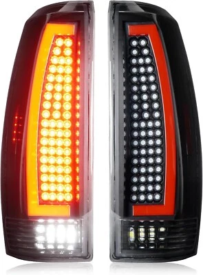 ЗАДНИЕ ФОНАРИ Escalade EXT 2007 - 2013 ЛЕВЫЕ + ПРАВЫЕ СВЕТОДИОДНЫЕ ЧЕРНЫЕ / ПРОЗРАЧНЫЕ ЛИНЗЫ - Изображение 1 из 4