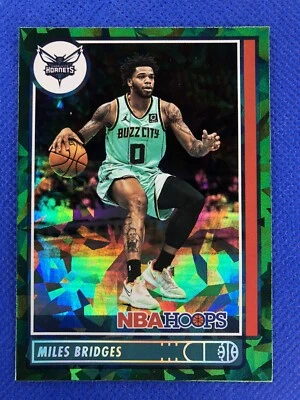 2021-22 #190 Miles Bridges Panini Hoops Basketball Green Ice - Image 1 of 2