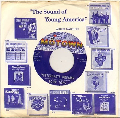 THE FOUR TOPS "YESTERDAY'S DREAMS" SP 1968 MOTOWN 1127 - Photo 1/2
