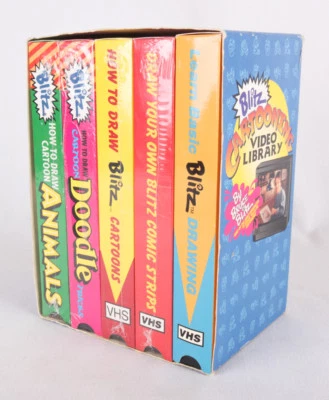Blitz Cartooning Video Library, 1989, 5 Volume Set on Drawing Comics & Cartoons - Image 1 of 4