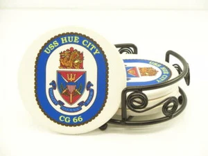 USS HUE CITY CG 66 Untersetzer Military USN U S Navy - Bild 1 von 7