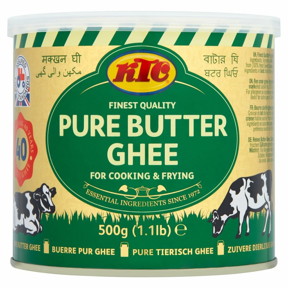 KTC GHEE PURE BUTTER/Vegetable INDIAN ASIAN COOKING 500g - Image 1 of 1