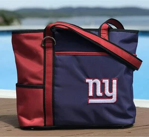 Bolso de Mano de Fútbol Americano de los New York Giants NFL Bordado con Logotipo Totalmente Nuevo - Imagen 1 de 2