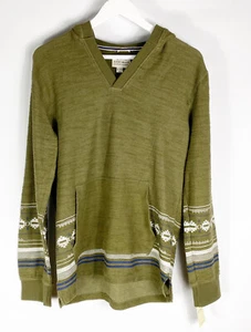 Lucky Brand grüner strukturierter Hoodie Jungen Gr. XL Pullover - Bild 1 von 8