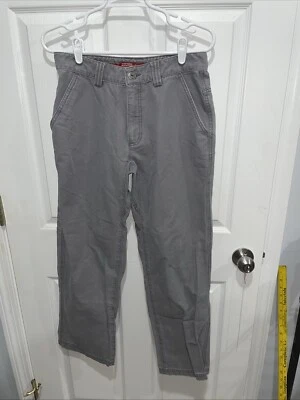 Pantalones informales EMS Eastern Mountain Sports frente plano para hombre 28 x 29 (verdaderos) grises Foto 1 de 4