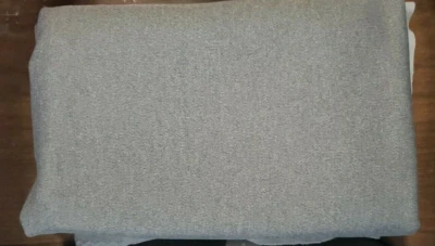 Vintage Gray Polyester 1-way stretch Fabric 1 2/3 yards L x 68" W one piece New - Image 1 of 4