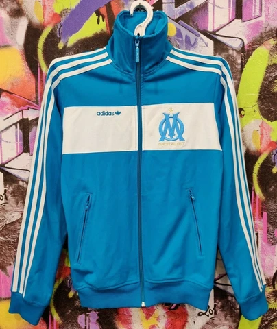 Olympique de Marseille FC Football Soccer Longsleeve Jacket Adidas 2012 Mens XS Cover