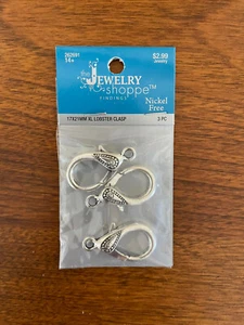 The Jewelry Shoppe Findings Brand-XL-17x21MM- Lobster Clasp-3 pc.-NIP - Picture 1 of 2