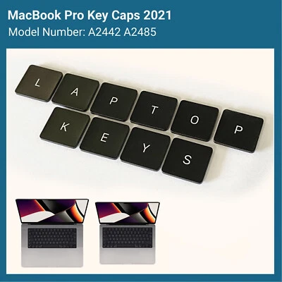 MacBook Pro Replacement Key & Clip for A2442 A2485 A2779 A2780 M1 M2 2021 - 2023 - Image 1 of 4