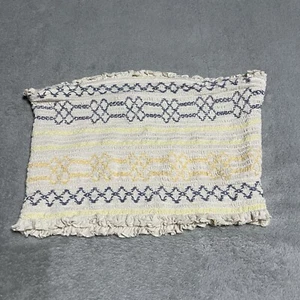 Urban Outfitters Tube Top Womens Large Embroidered Cropped Boho - Picture 1 of 5