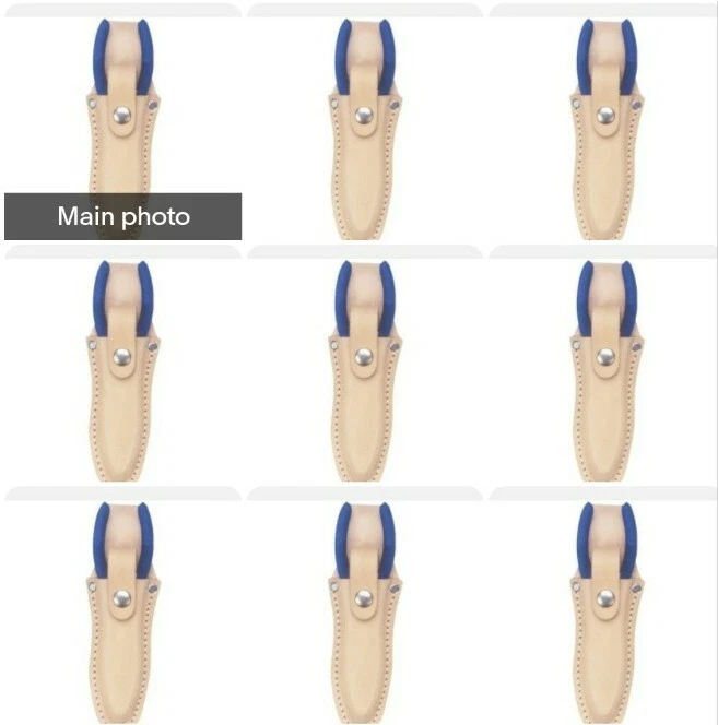 (CASE OF 9)   Top Grain Leather Plier Tool Holder Belt Holster Sheath  - Image 1 of 1