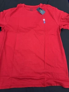 Ralph Lauren Adult T Shirt Cotton Crew Neck Short Sleeve Tee Xl Red. - Picture 1 of 6