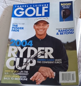 Darren Clarke 2004 Ryder Cup SIGNIERT SIGNIERT SIGNIERT T&L Golf Magazin COA PGA - Bild 1 von 1