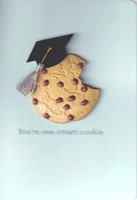 PAPYRUS GRADUATION CARD NIP MSRP $6.95 COOKIE CARD (J2) - Image 1 of 3