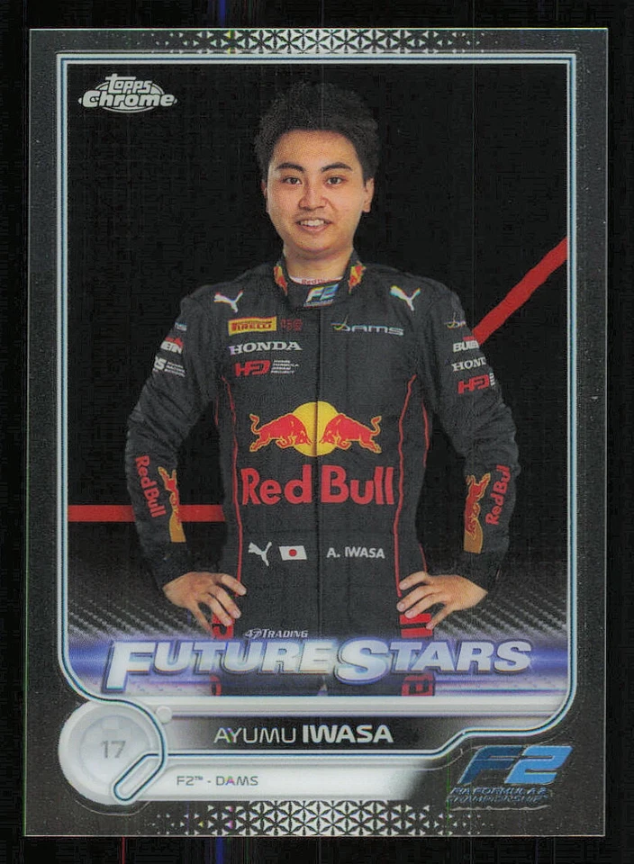2022 Topps Chrome Formula 1 #92 Ayumu Iwasa - Image 1 of 2