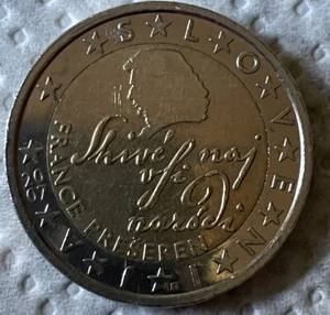 2 Euro Sondermünze 2007 France Preseren Slovenia  - Bild 1 von 3