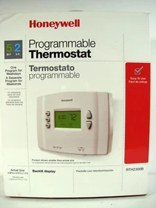 Honeywell 5-2 Day Programmable Thermostat with Backlight RTH2300B - Picture 1 of 6
