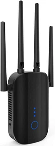 Przedłużacz WiFi AC1200 1200 stóp kwadratowych 25Devices 1200Mbps Ethernet Extender Dual Band - Zdjęcie 1 z 6