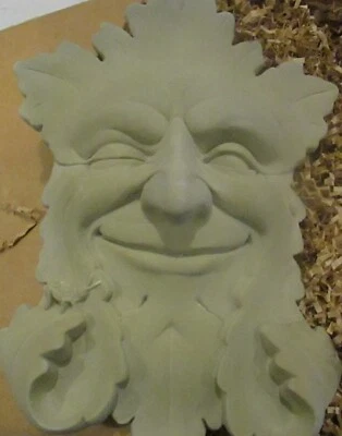 1989 Vintage NEW Carruth Engraved Garden Winking Smile Face Plaque 10" - Image 1 of 4