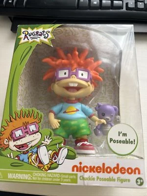 6-дюймовая виниловая позирующая фигурка медвежонка Just Play 2017 Chuckie & Teddy Bear RUGRATS Nickelodeon - Изображение 1 из 4