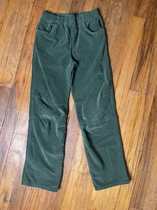 Boys City Threads Green Velvet Corduroy Size 8 Cotton Blend Made USA Pants - Picture 1 of 3