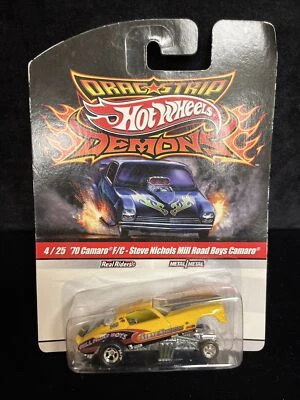 风火轮 Drag Strip Demons 4/25 - '70 Camaro F/C Steve Nichols Mill Road 男孩 — 第 1/2 张图片