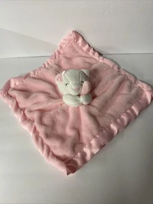 Manta de seguridad con arco de oso de felpa blanca Carters Pink Lovey 2021 Foto 1 de 4