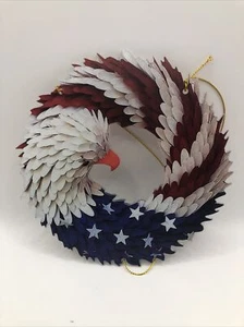Guirnalda colgante patriótica gloria corona águila patriota anglechic 4 de julio - Imagen 1 de 5