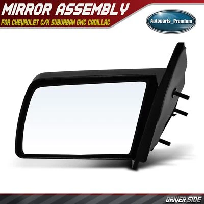 Espejo retrovisor manual de montaje de vela para conductor para camioneta Chevy C/K Suburban Tahoe GMC Yukon Foto 1 de 4