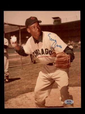 Ernie Banks PSA ADN Firmado 8x10 Fotografía Autógrafo Cubs Foto 1 de 2