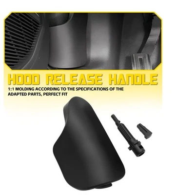 MANGO DE LIBERACIÓN DEL CAPÓ NEGRO LHD PARA AUDI TT TTRS cupé/roadster 2006-2014 Foto 1 de 4