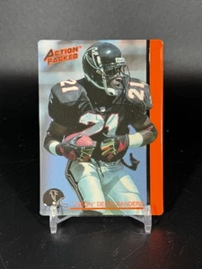 🔵 1992 Action Packed "NEON" DEION SANDERS Rookie Aggiornamento Arancione #84N Falcons - Foto 1 di 3