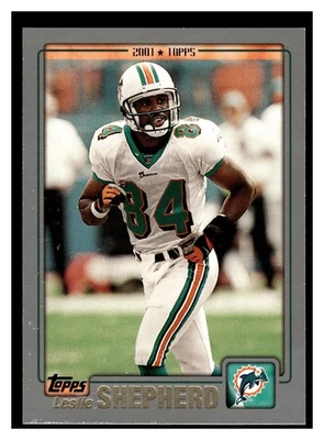 Leslie Shepherd #74 2001 Topps Miami Dolphins - Image 1 of 2