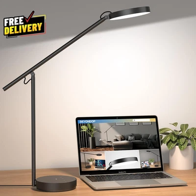 Desk Lamps for Home Office with Stable Base  Adjustable Swing Arm Table Lamp - Image 1 of 4