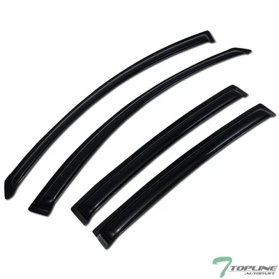 Topline For 2007-2012 Nissan Altima Sedan Sun Rain Guard Vent Shade Window Visor Foto 1 de 4